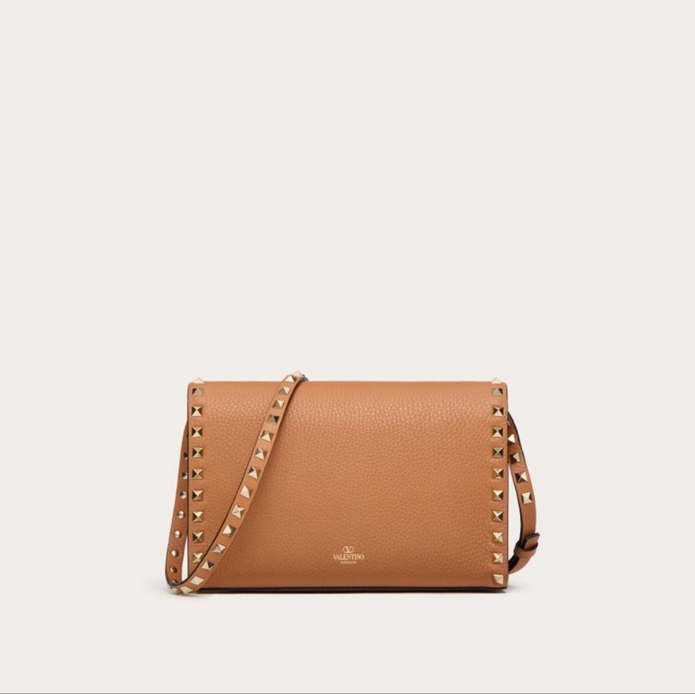 SOLD-💜Host Pick💜BWT Valentino Garavani ROCKSTUD GRAINY CALFSKIN CROSSBODY BAG - Picture 14 of 14